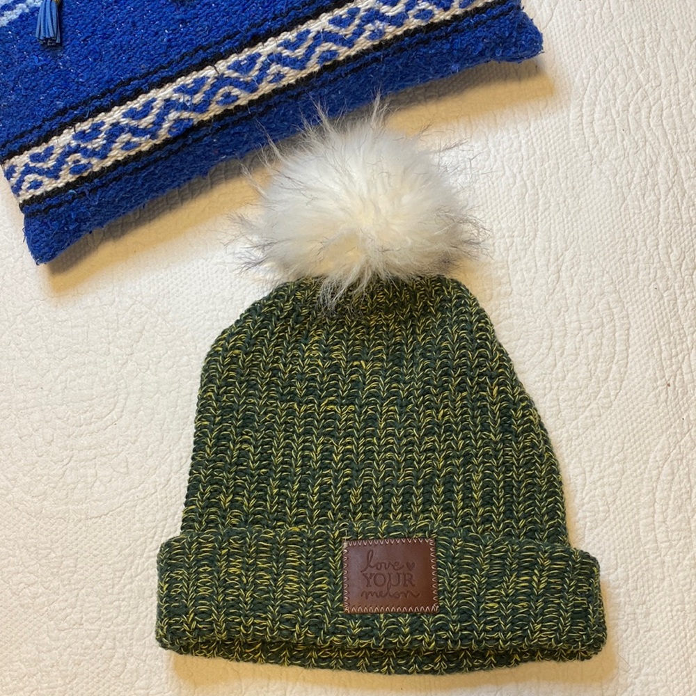 Love Your Melon Pom Beanie